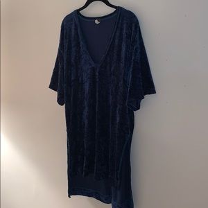 Free People velvet tunic